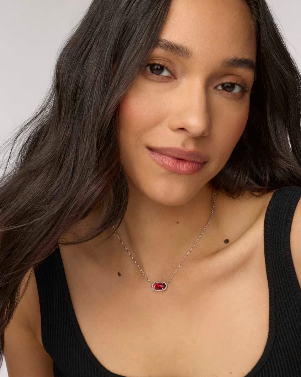 Elisa Silver Pendant Necklace