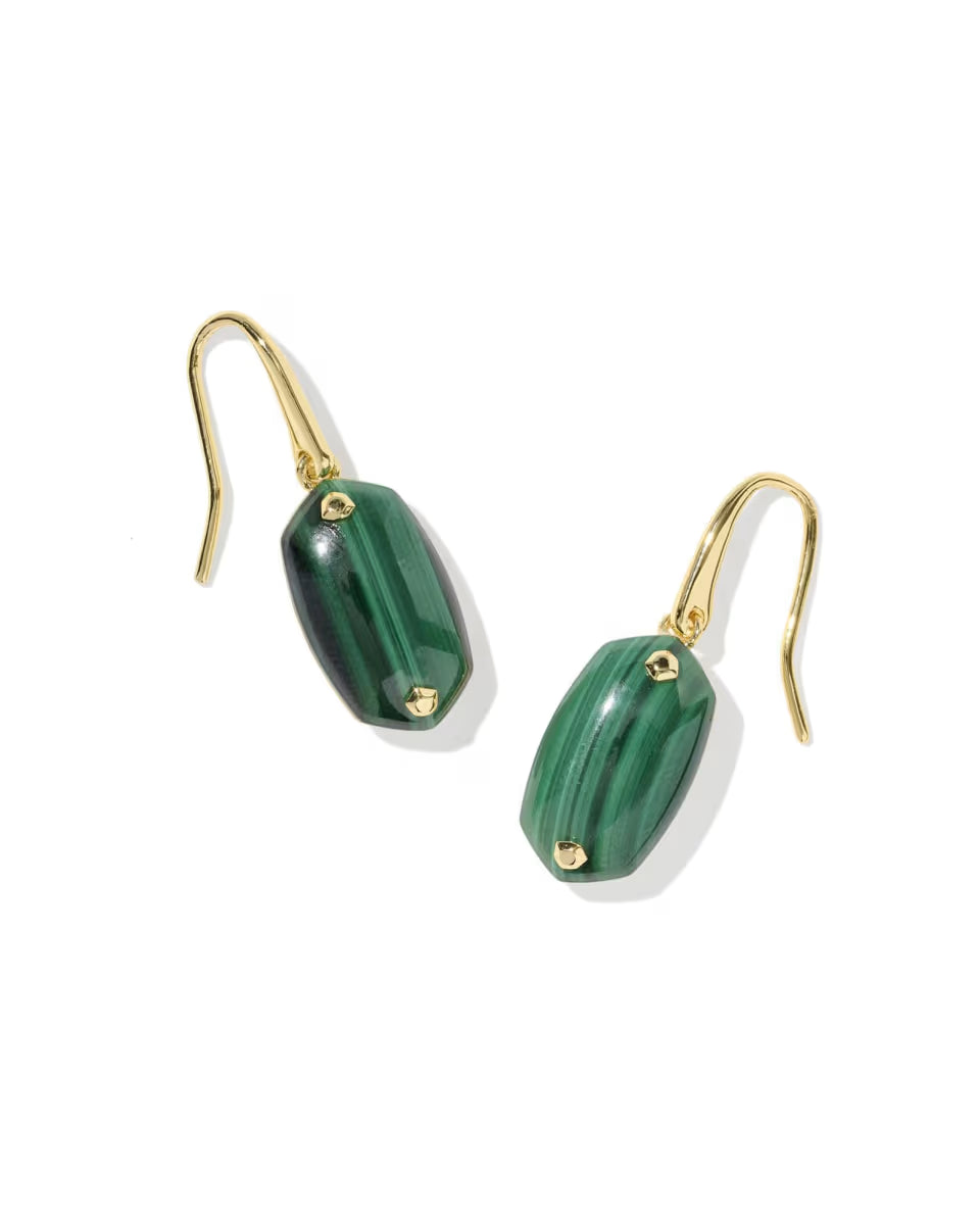 Lee Riveted Gold Drop Earrings