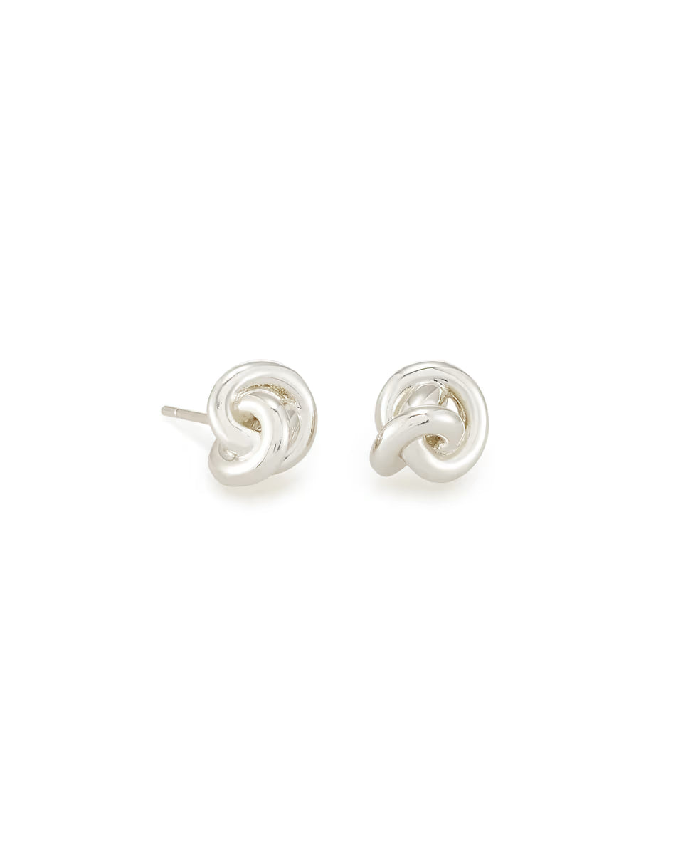 Presleigh Love Knot Stud Earrings in Gold
