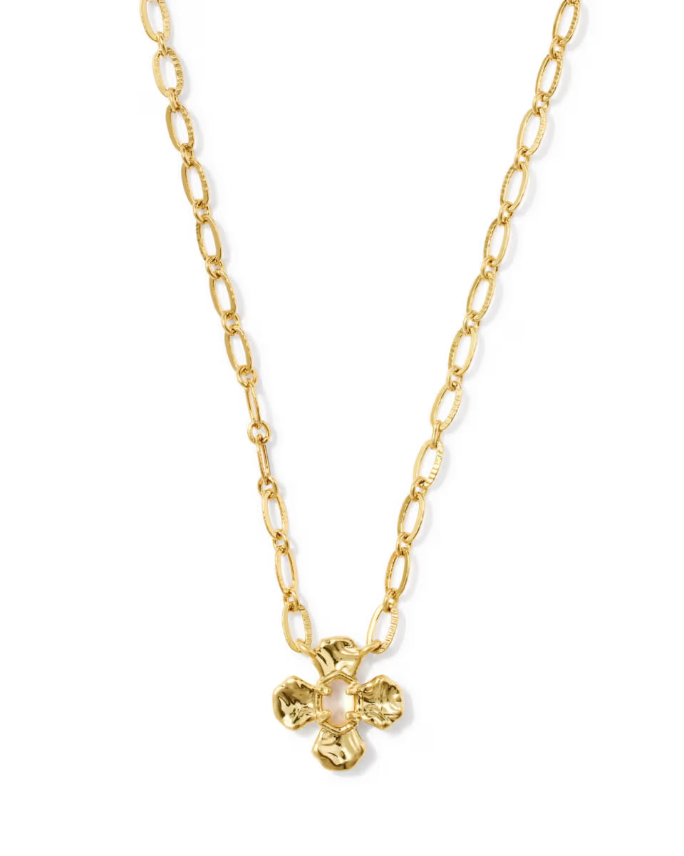 Leanne Gold Short Pendant Necklace