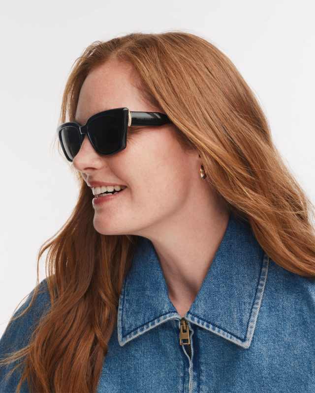Butterfly Herringbone Sunglasses