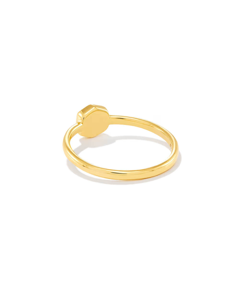 Davie 18k Gold Vermeil June Band Ring