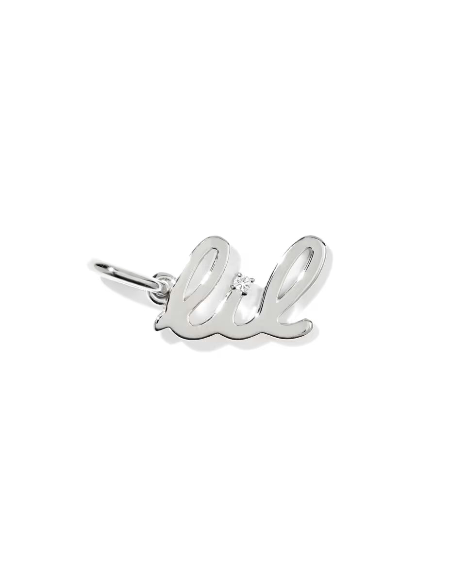 Lil Sterling Silver Charm