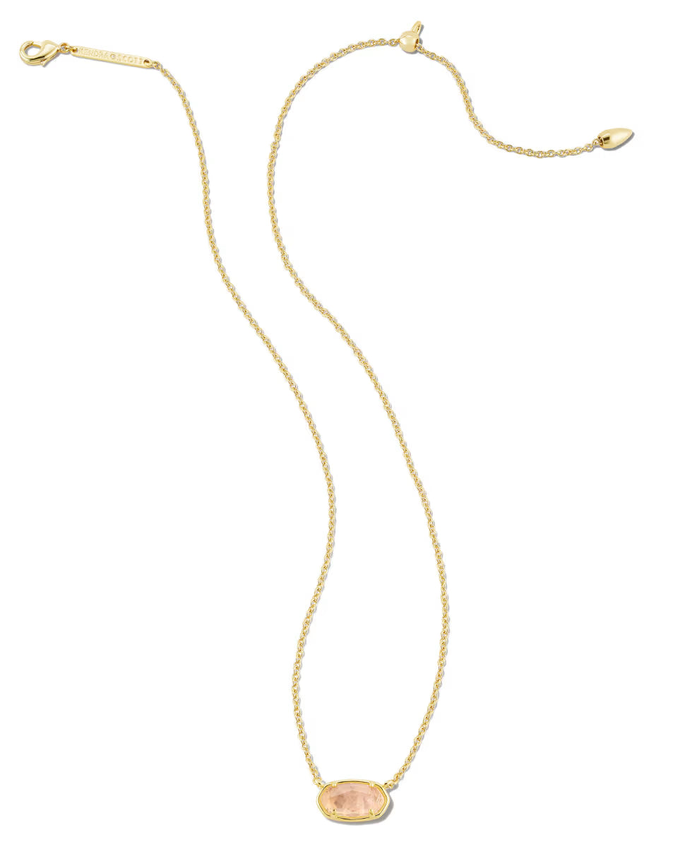 Grayson Gold Pendant Necklace in Ivory Mother-of-Pearl
