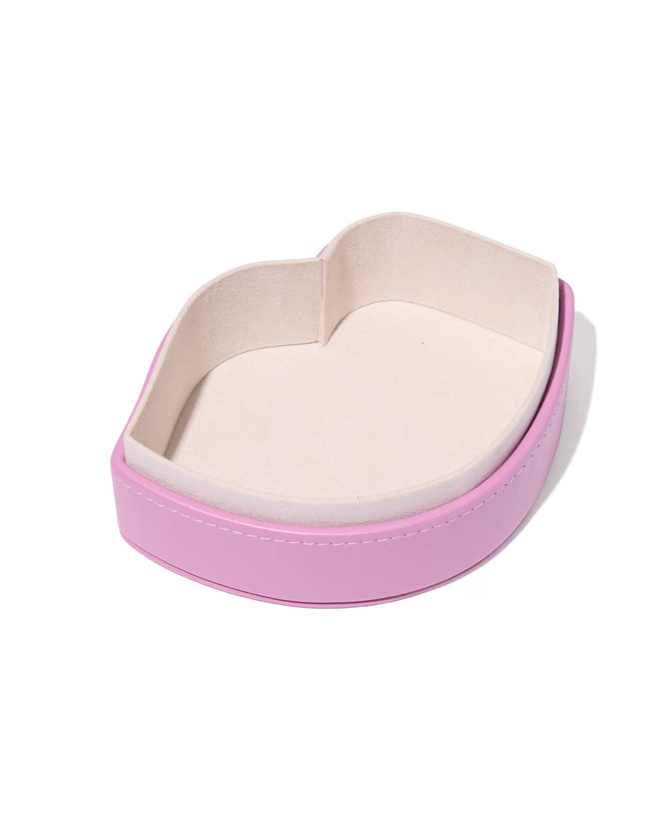 Lip Jewelry Storage Case in Pink