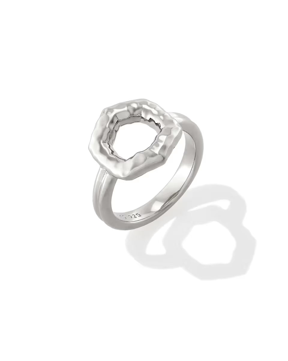 Davie 18k Gold Vermeil Open Frame Ring