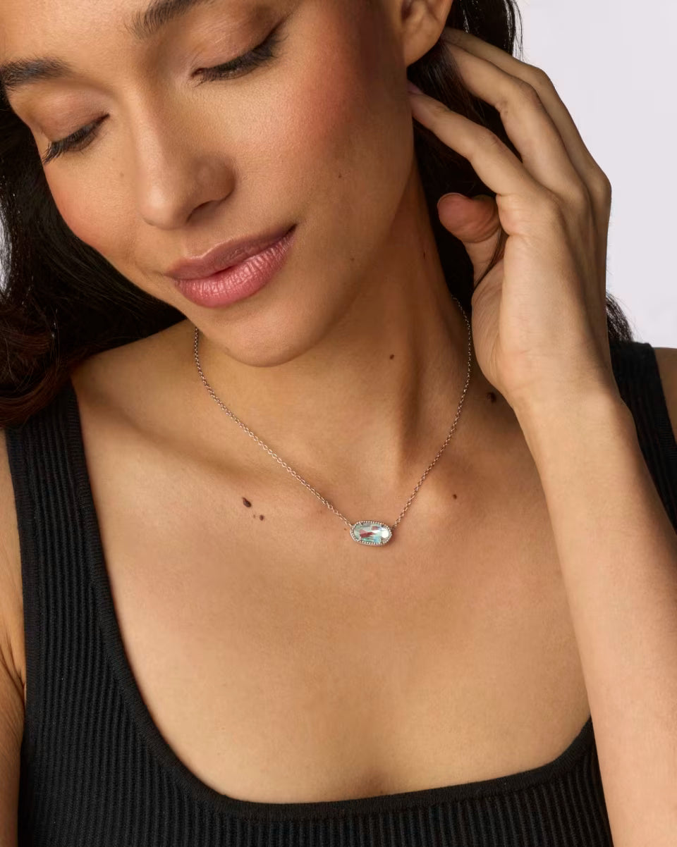 Elisa Silver Pendant Necklace