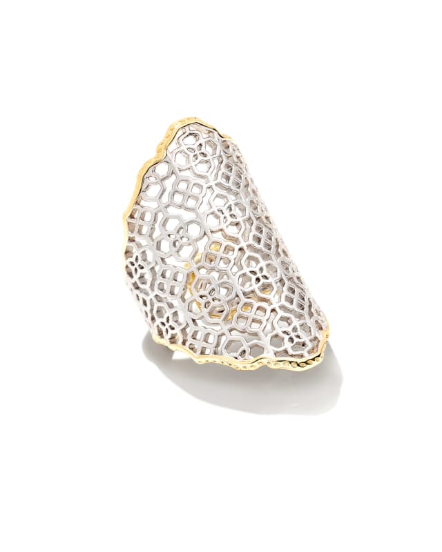 Boone Small Cocktail Ring in Vintage Gold