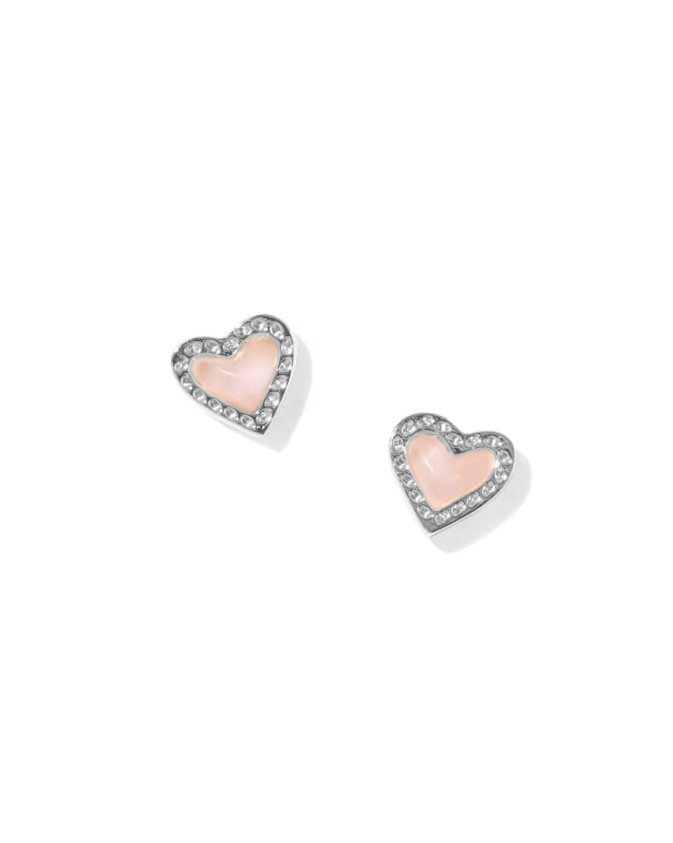 Mini Ari Heart Gold Stud Earrings