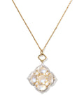 0.37 ct Heirloom Dira 14k Yellow Gold Pendant Necklace
