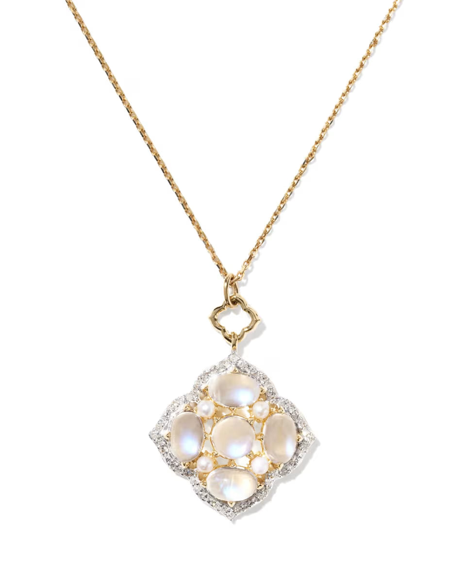 0.37 ct Heirloom Dira 14k Yellow Gold Pendant Necklace