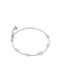 Lillia Butterfly Gold Enamel Delicate Chain Bracelet