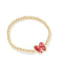 Haley Bow Gold Stretch Bracelet