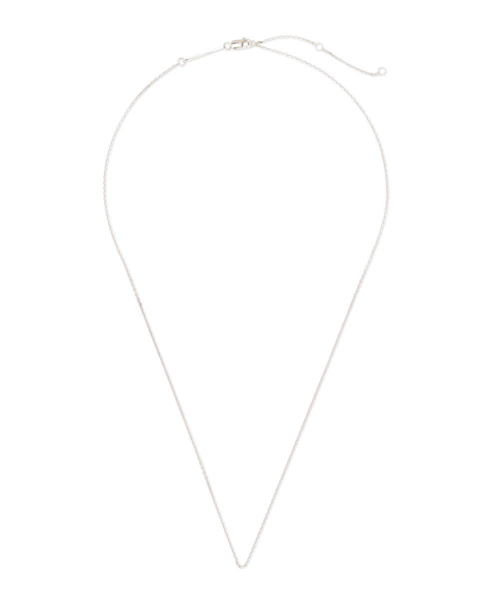 18 Inch Thin Chain Necklace in Sterling Silver