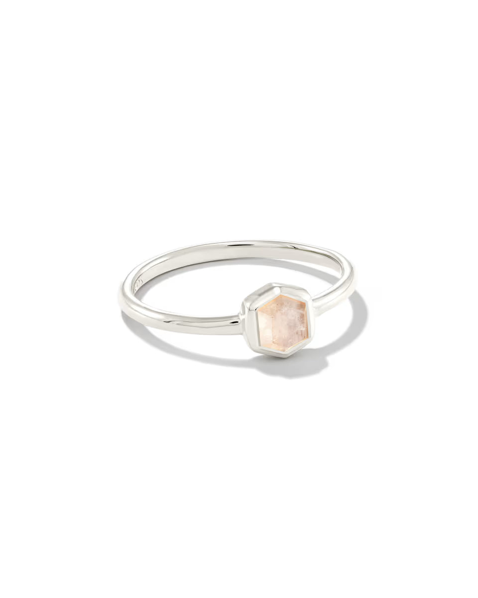 Davie Sterling Silver January Band Ring