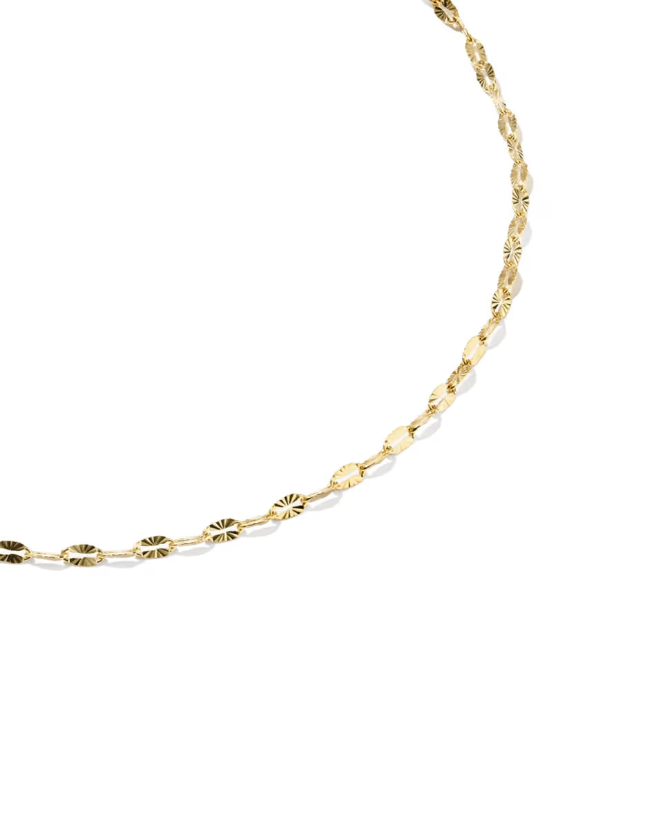 Mirror Sunburst 14k Gold-Filled Chain Anklet