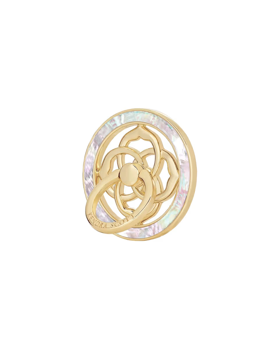 Magnetic Gold Black Mother-of-Pearl Ring Stand