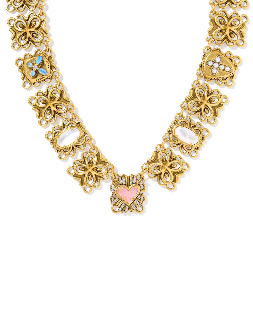 Dolly Parton x Kendra Scott Vintage Gold Statement Chain Necklace