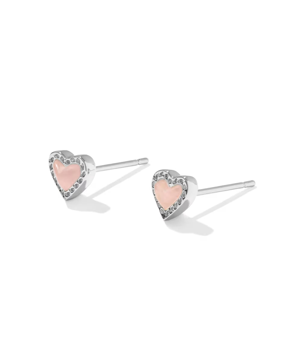 Mini Ari Heart Gold Stud Earrings