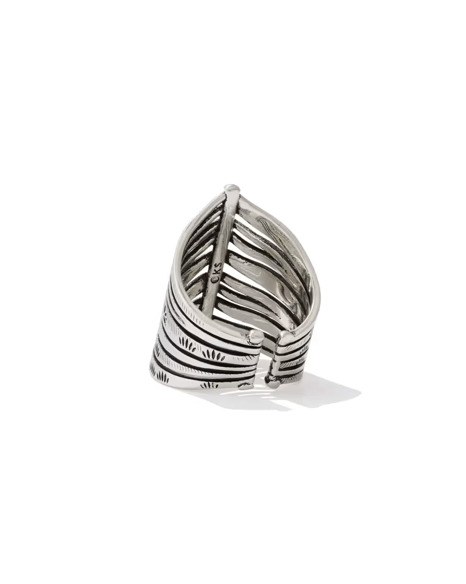 Calliope Vintage Silver Band Ring