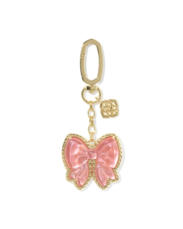 Haley Bow Gold Bag Charm