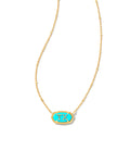 Elisa Gold Texas Necklace in Ivory Mother-of-Pearl