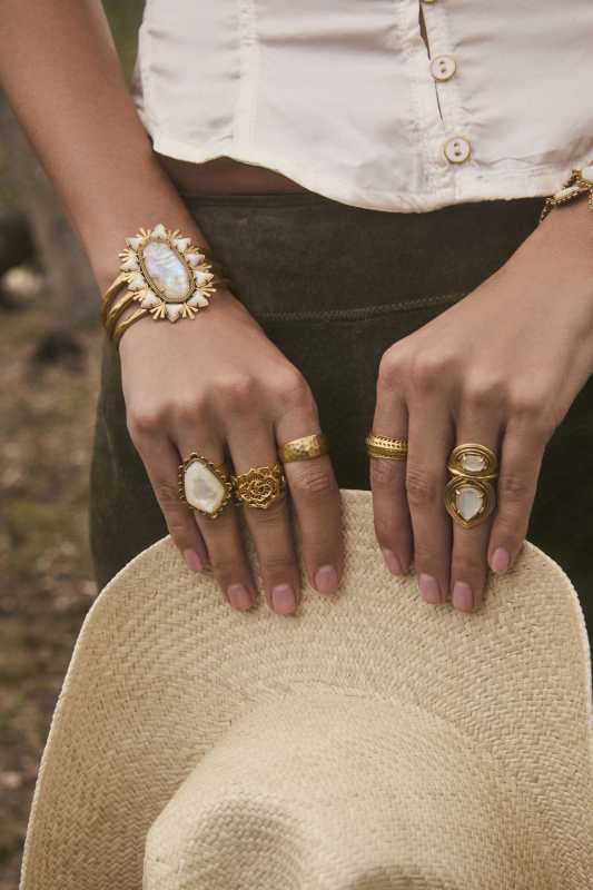 Ellery Vintage Gold Cocktail Ring