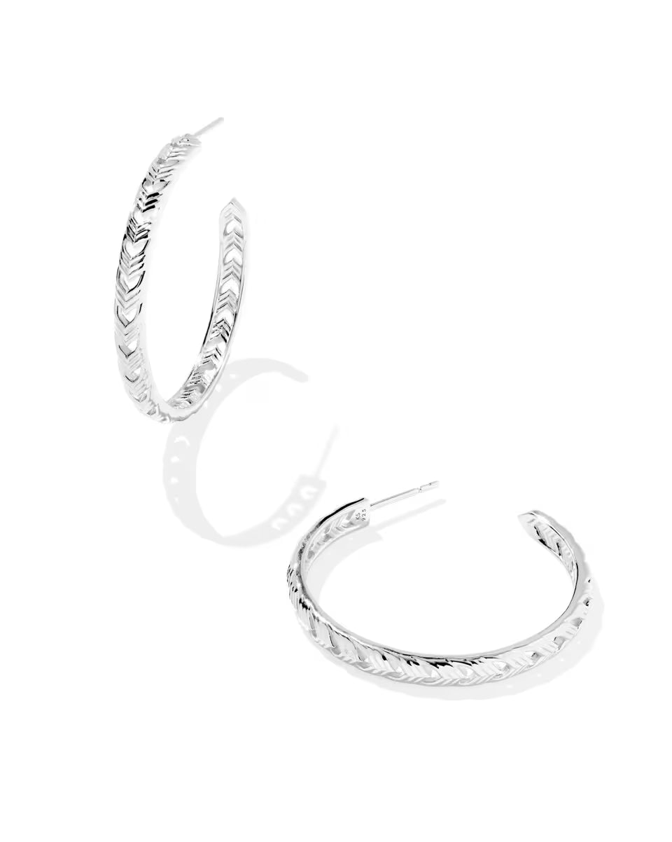 Miranda 18k Gold Vermeil Hoop Earrings
