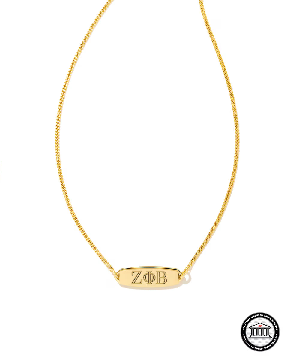Zeta Phi Beta Pendant Necklace in Sterling Silver