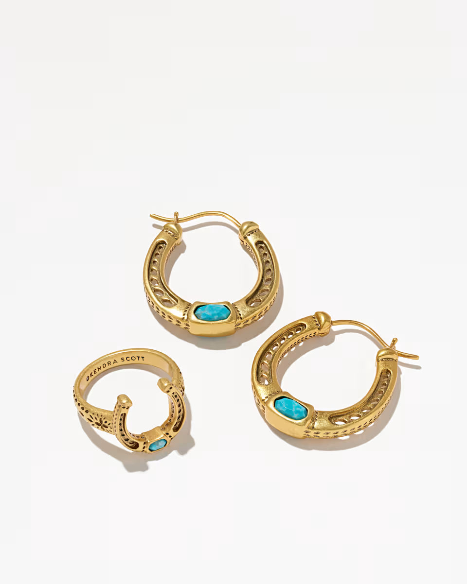 Noble Ring and Hoop Set
