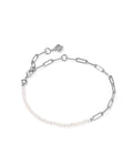 Markie Silver Half Chain Bracelet