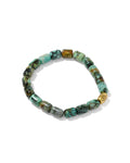 Beaded Vintage Silver Stretch Bracelet