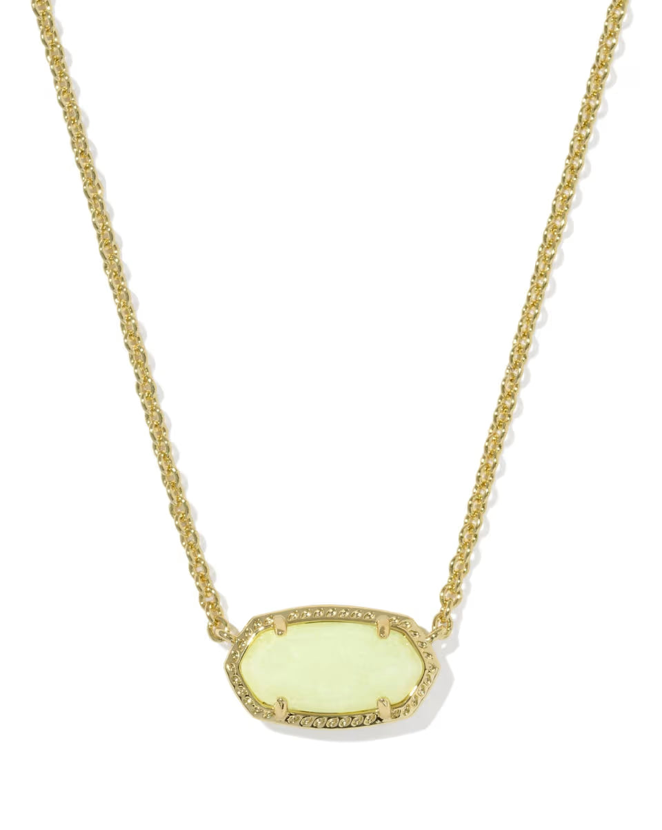Elisa Gold Boo Short Pendant Necklace