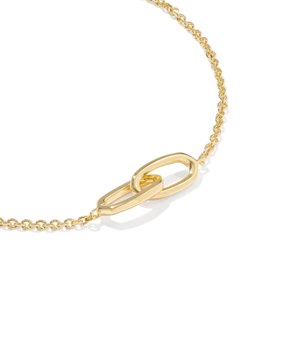 Danielle 18k Gold Vermeil Interlocking Bracelet