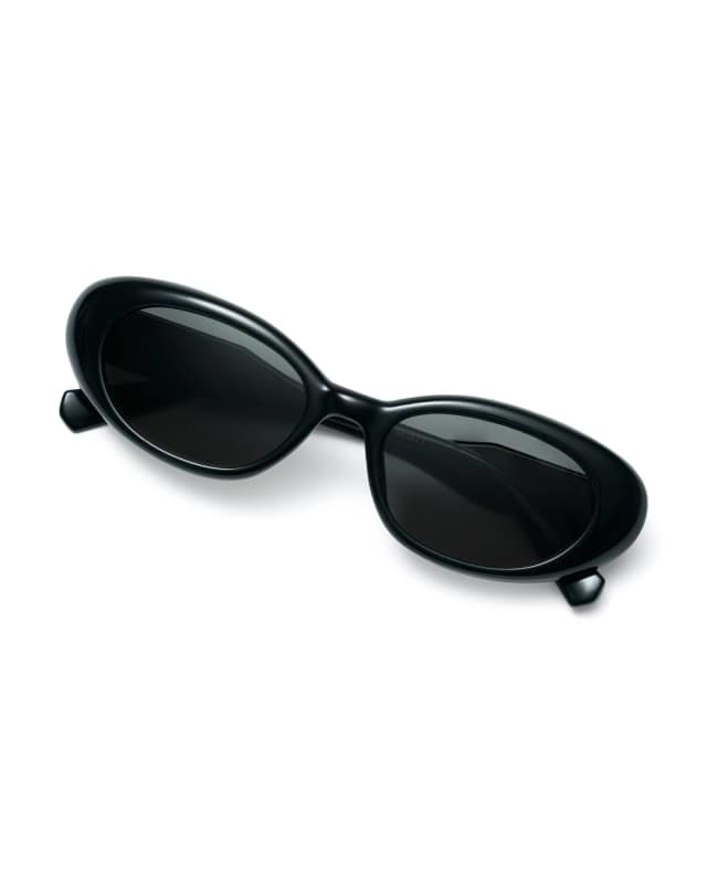 Oval Herringbone Sunglasses