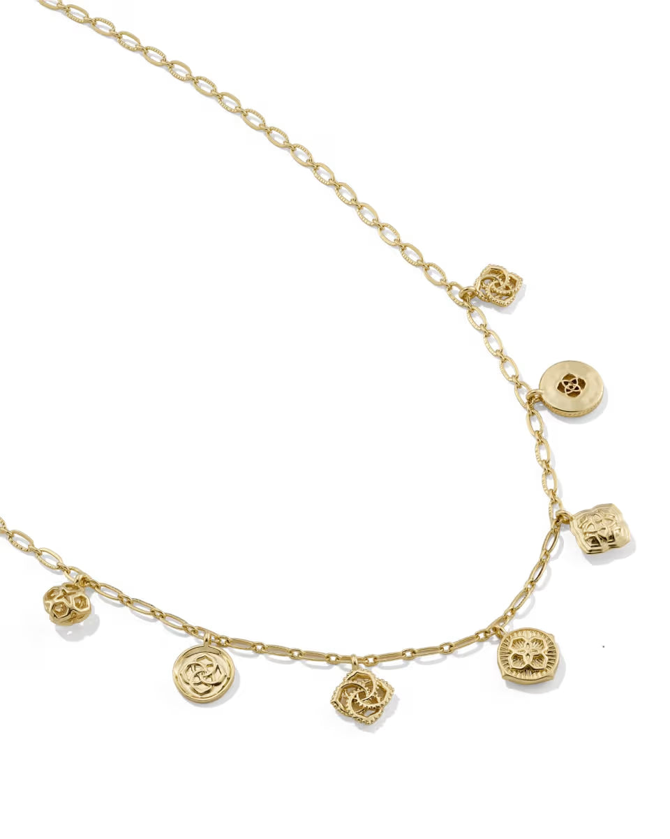 Dira Gold Charm Necklace