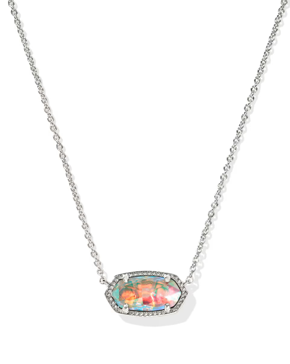 Elisa Silver Pendant Necklace