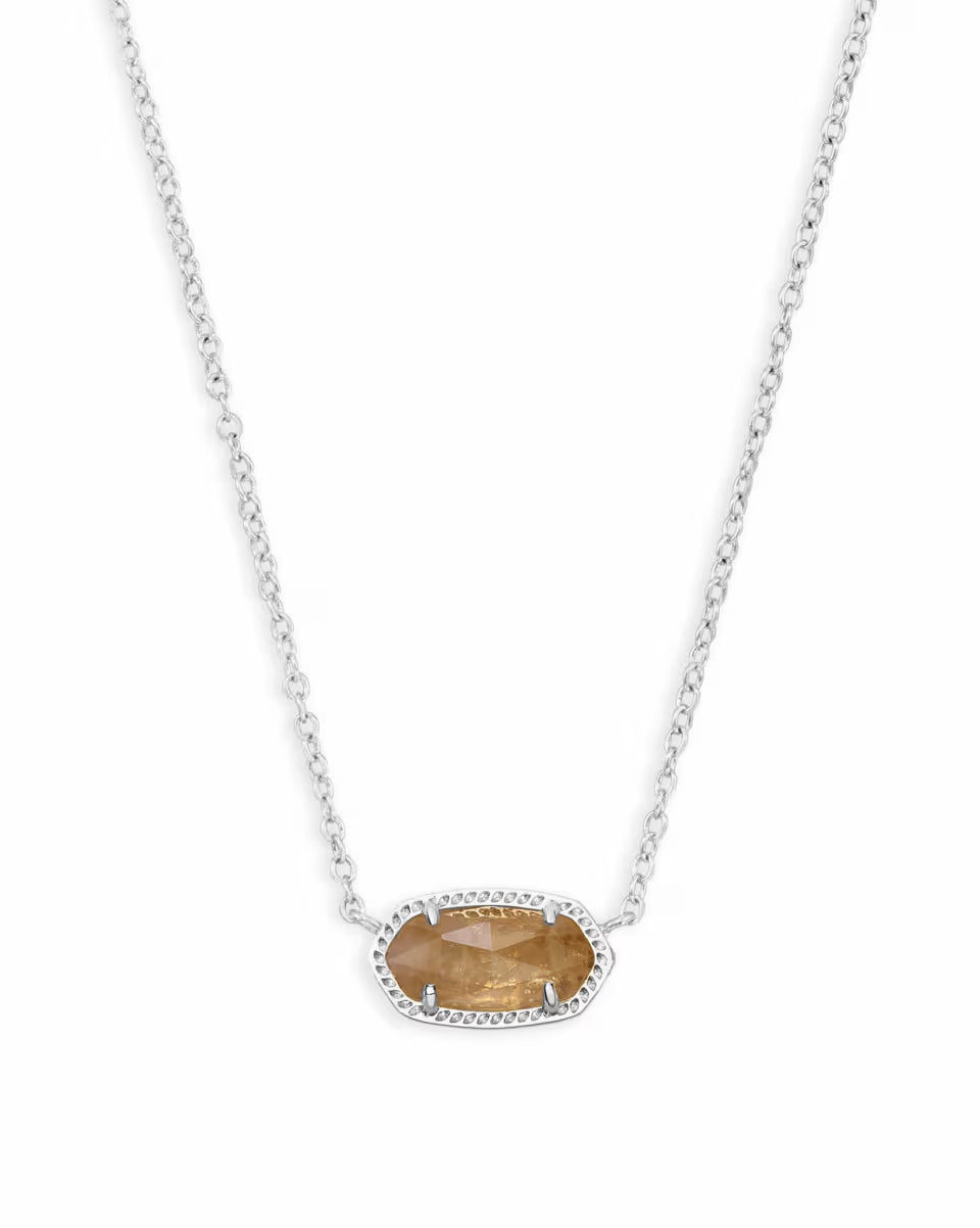 Elisa Silver Pendant Necklace