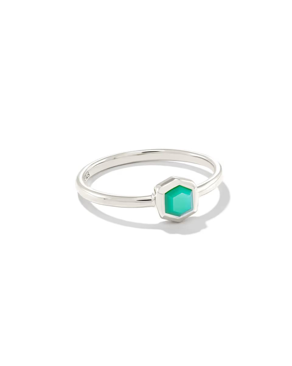 Davie Sterling Silver January Band Ring