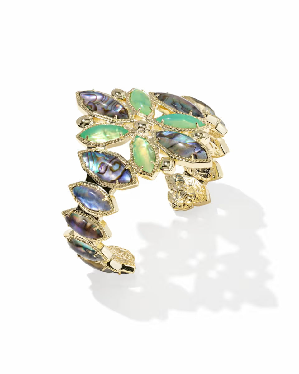 Ophelia Gold Statement Cuff Bracelet