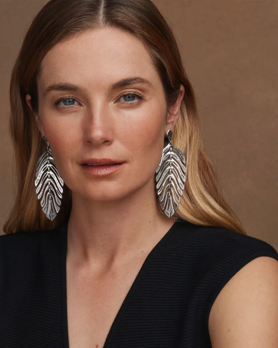 Calliope Vintage Gold Statement Earrings