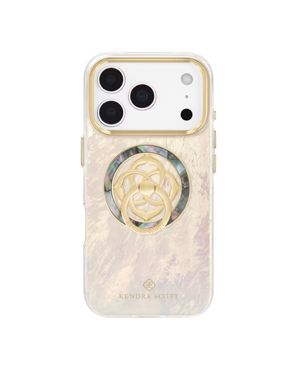 Magnetic Gold Black Mother-of-Pearl Ring Stand