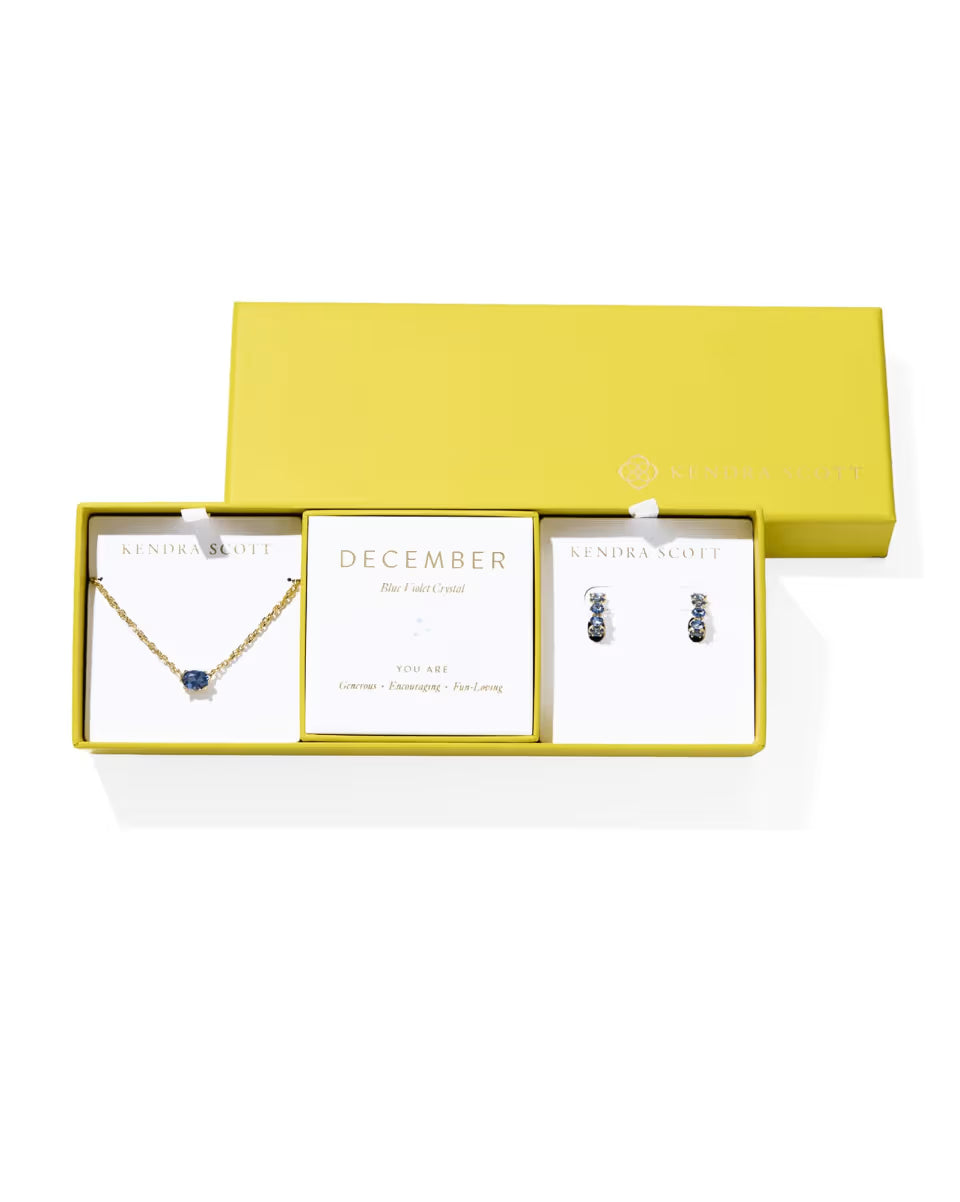 Cailin Gold Birthstone Gift Set of 2