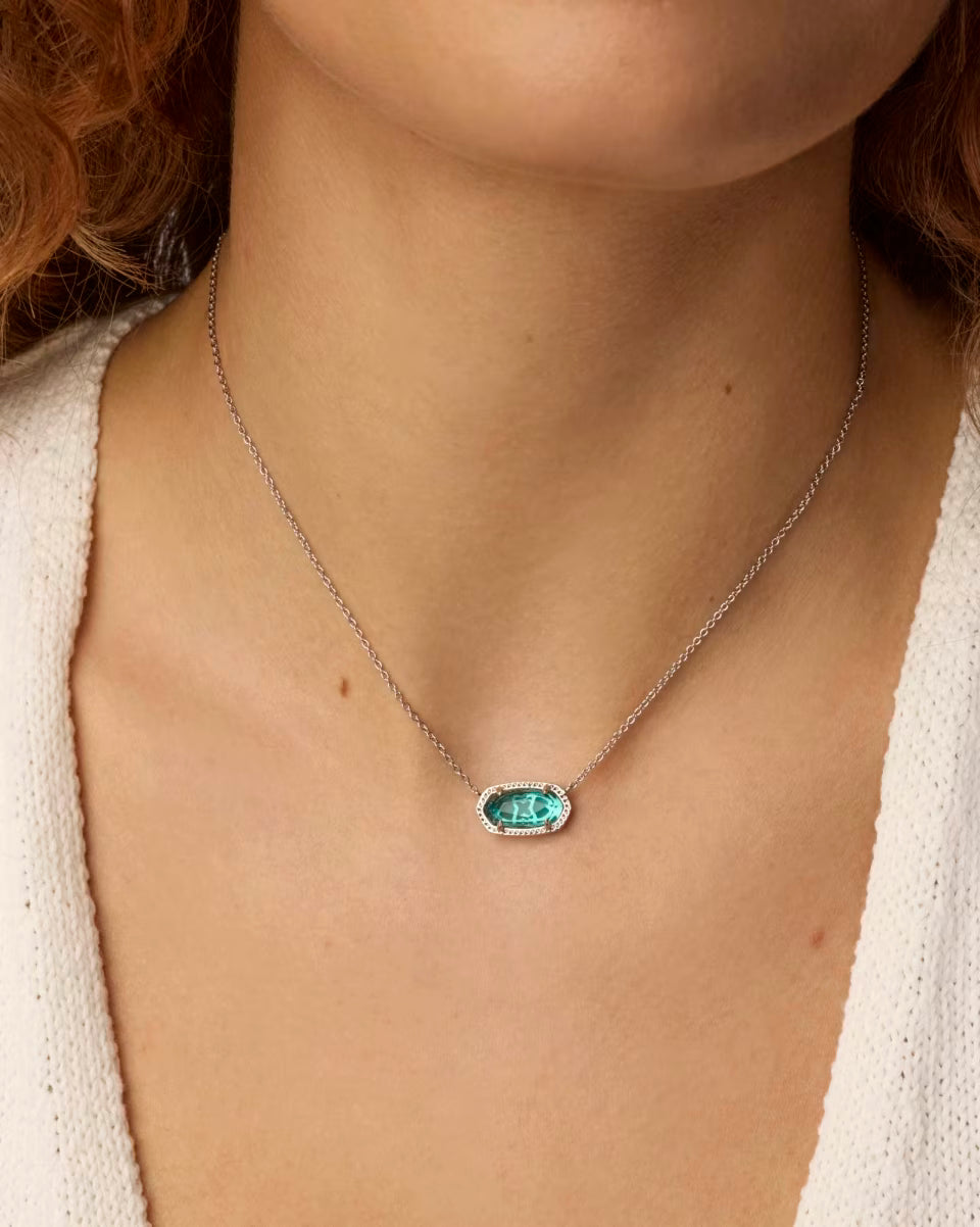 Elisa Silver Pendant Necklace