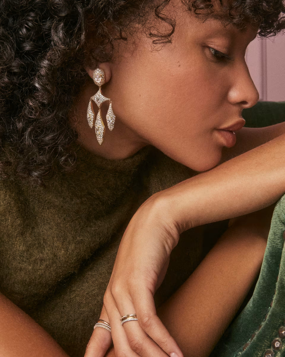 Bella Gold Statement Earrings