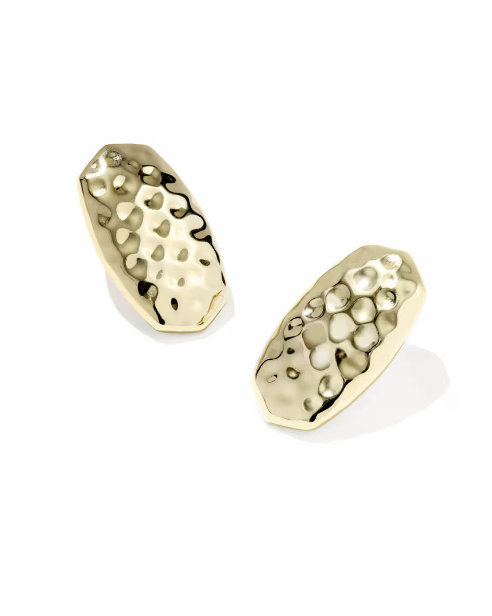Oakland Gold Statement Stud Earrings