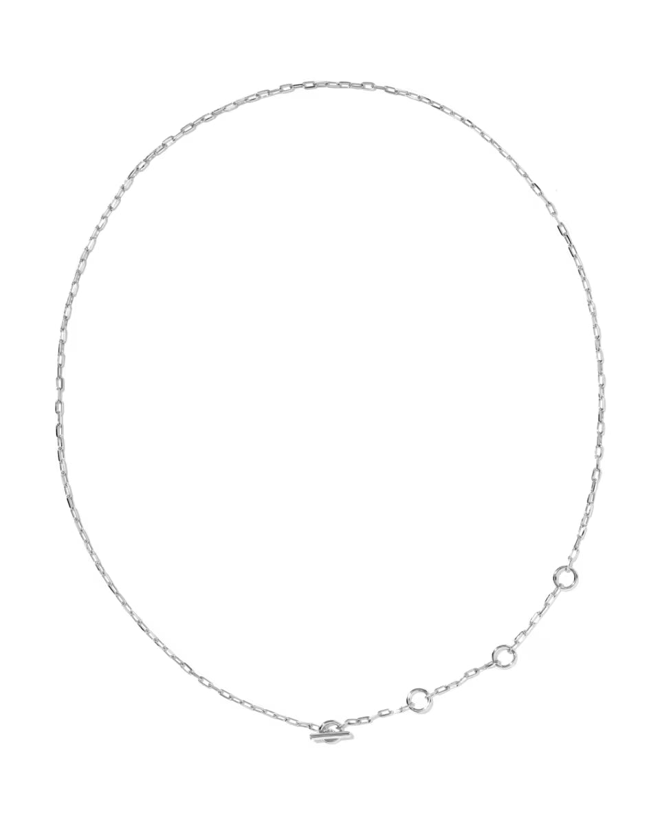Andi Silver Y Necklace