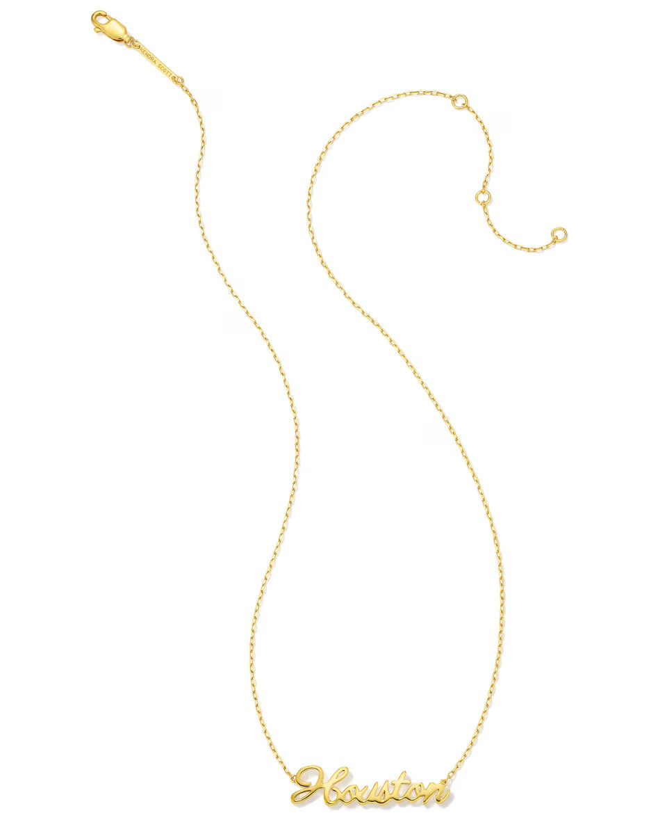 Houston Pendant Necklace in Sterling Silver