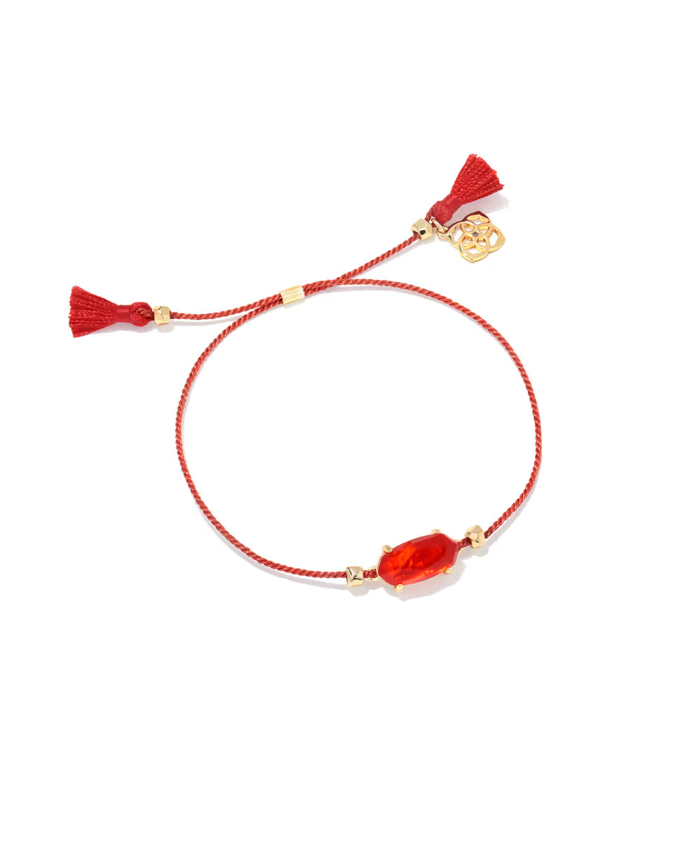 Everlyne Pink Cord Friendship Bracelet in Rose Quartz