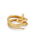Phoenix Wrap Ring in Vintage Gold